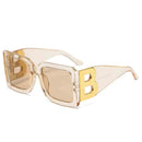 Óculos de Sol Quadrado Luxury Premium – Design Retrô, Proteção UV400