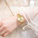 Relógio Feminino CURREN Luxury – Quartzo Premium com Aço Inoxidável e Strass