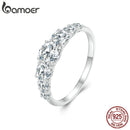 Anel Feminino Coração Moissanite D Color VVS1 – Prata 925 Luxo para Noivado e Casamento