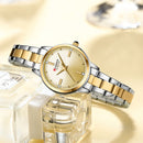 Relógio Feminino CURREN Original – Elegância em Aço Inoxidável à Prova d’Água