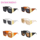 Óculos de Sol Quadrado Luxury Premium – Design Retrô, Proteção UV400