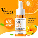 Sérum Facial de Vitamina C e Ácido Hialurônico – Luminosidade, Hidratação e Antissinais