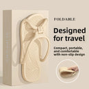 Chinelo Dobrável de Viagem – Leve, Confortável e Antiderrapante