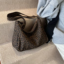 Bolsa Leopardo Retrô Feminina – Grande Capacidade e Design Moderno
