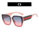 Óculos de Sol Feminino Polygonal Luxo – Design Irregular Retrô 2025