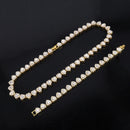 Conjunto Colar + Pulseira Coração Cravejado – Luxo com Pedras Brilhantes