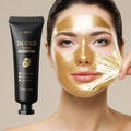 Máscara Facial Dourada Sakura 24K – Rejuvenescedora e Iluminadora